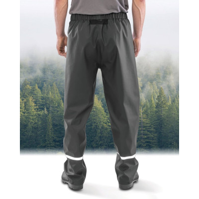 Prism PU waterproof trousers with reflective strips